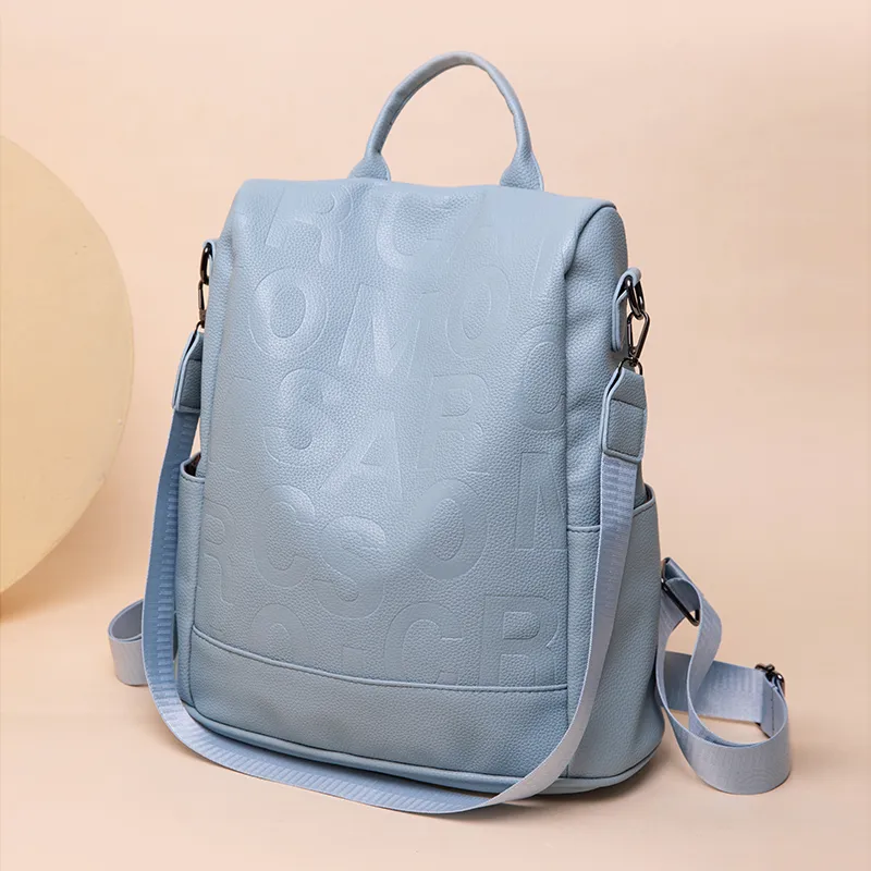 Miss Angel PU Crossbody Bag, Shoulder Bag, Backpack Regular Women's Multicolor-16
