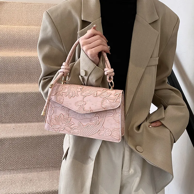 Miss Angel PU Handbag Regular Women's Pink/White-19