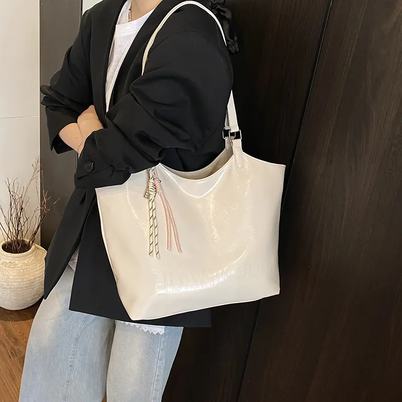 Miss Angel PU Tote Bag, Shopping Bag, Shoulder Bag Women's Multicolor-9