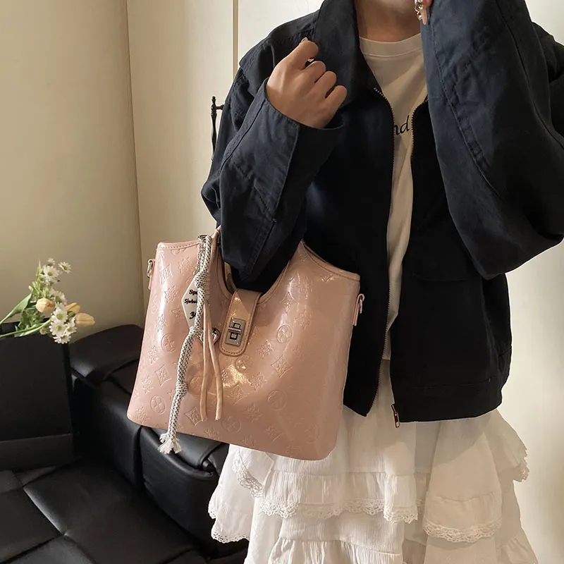 Miss Angel PU Crossbody One Shoulder Handbag Women's Multicolor-21