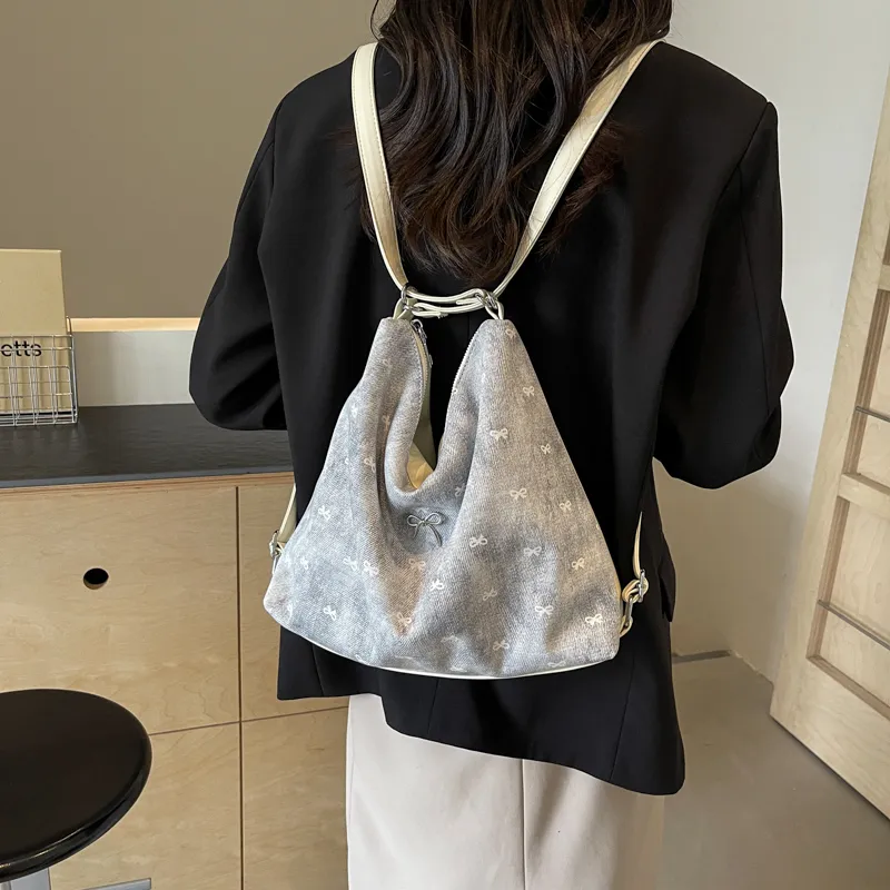 Miss Angel Fabric Tote Bag Shopping Bag Shoulder Bags Women's Multicolor-17