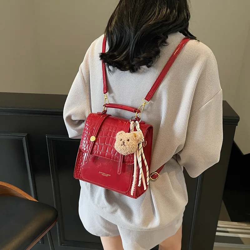 Miss Angel PU Backpack Women's Multicolor-27