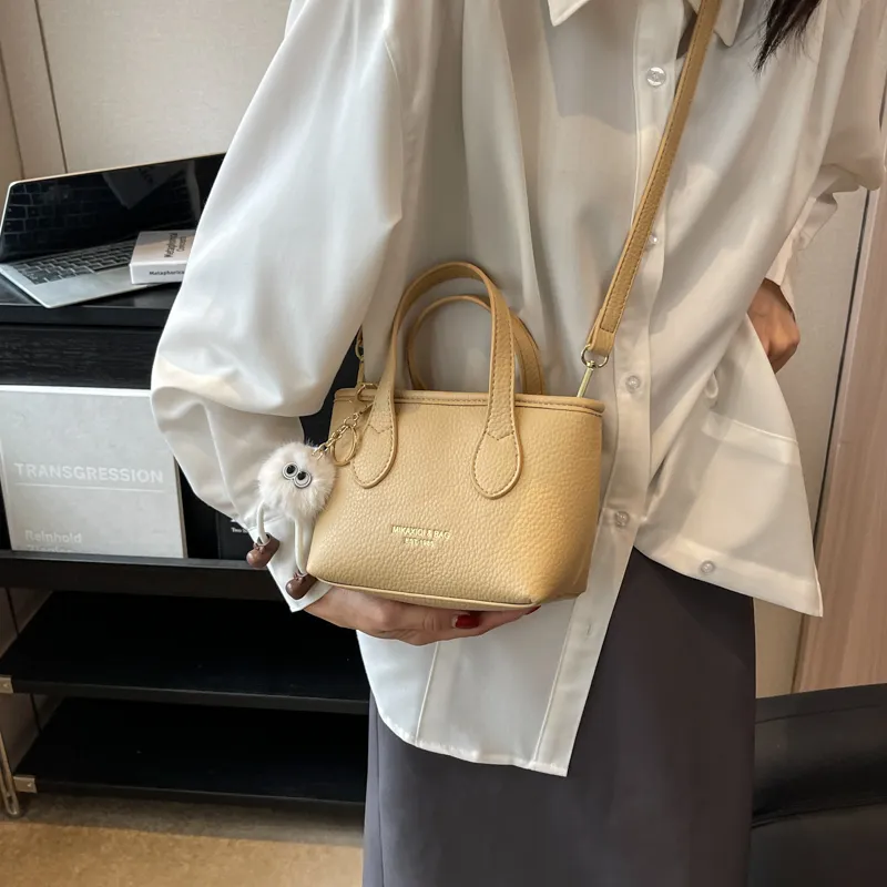Miss Angel PU Handbag Women's White/Black/Khaki-11