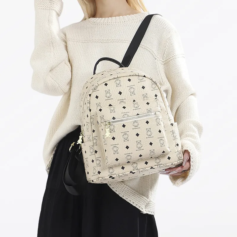 Miss Angel PU Backpack Women's Multicolor-11