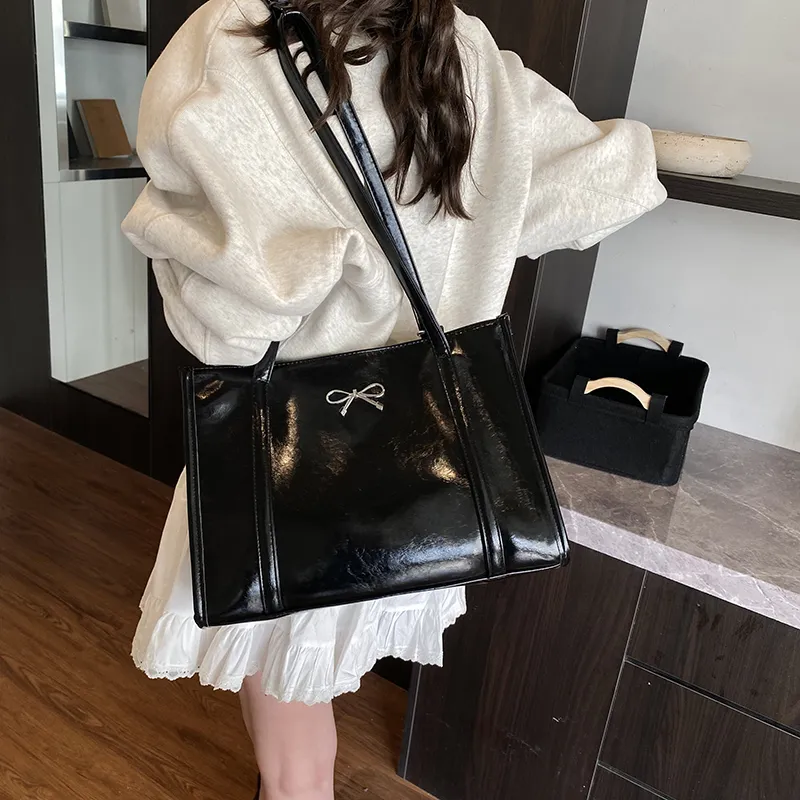 Miss Angel PU One Shoulder Tote Backpack Regular Women's White/Silver/Black-15