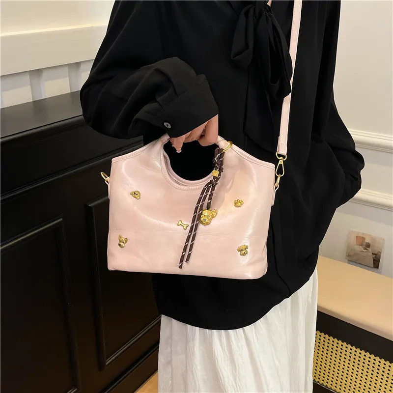 Miss Angel PU One Shoulder Handbag Women's Multicolor-1