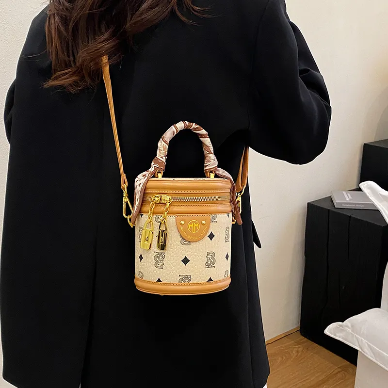 Miss Angel PU Crossbody Bag, Backpack Women's Black/Apricot/Pink/Brown-17