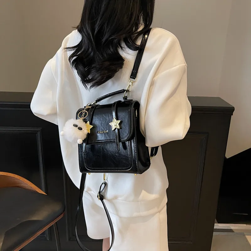 Miss Angel PU Backpack Regular Women's Multicolor-11