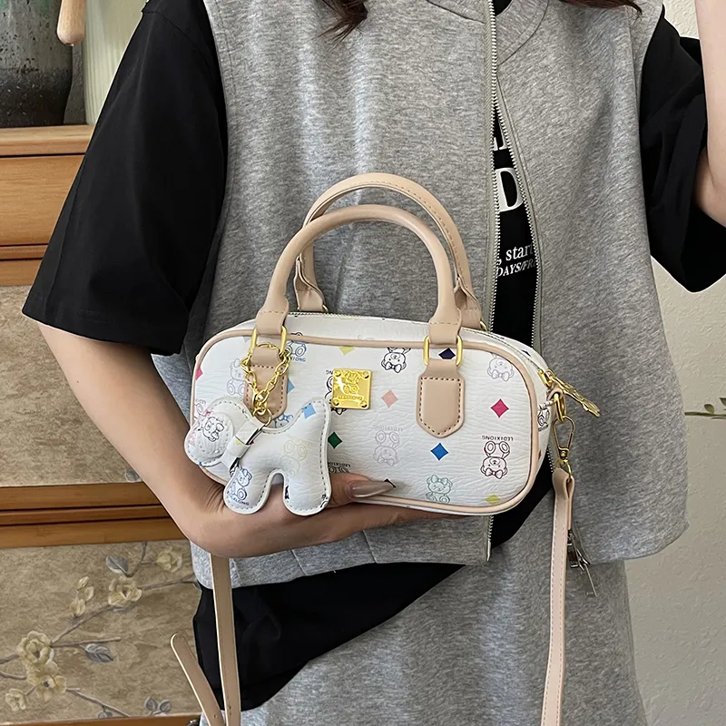 Miss Angel PU Shoulder Bag, Crossbody Bag, Handbag Women's Multicolor-4