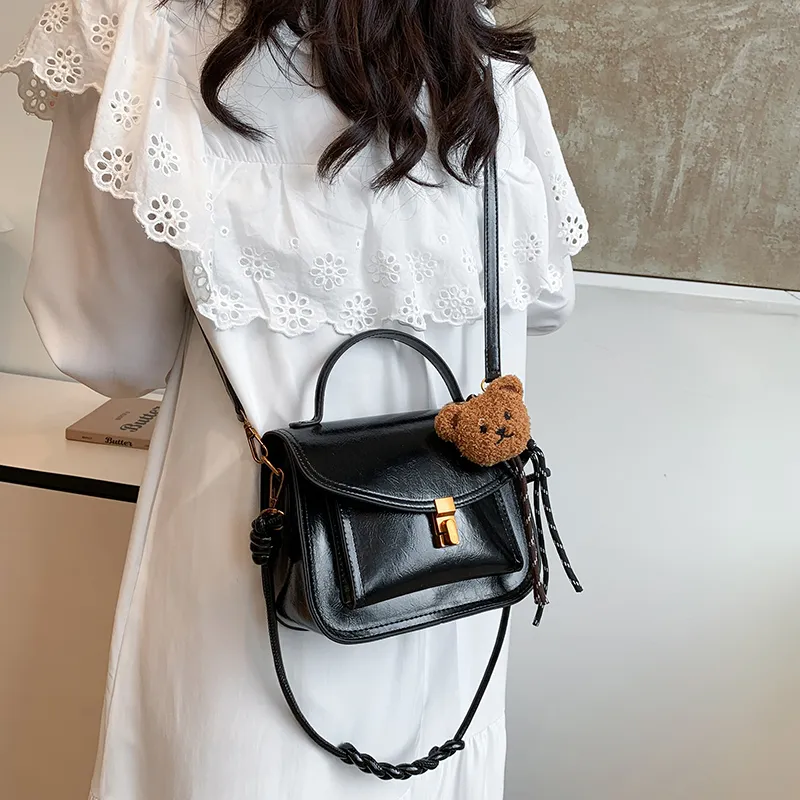 Miss Angel PU Crossbody Bag, Shoulder Bag, Handbag Women's Multicolor-7