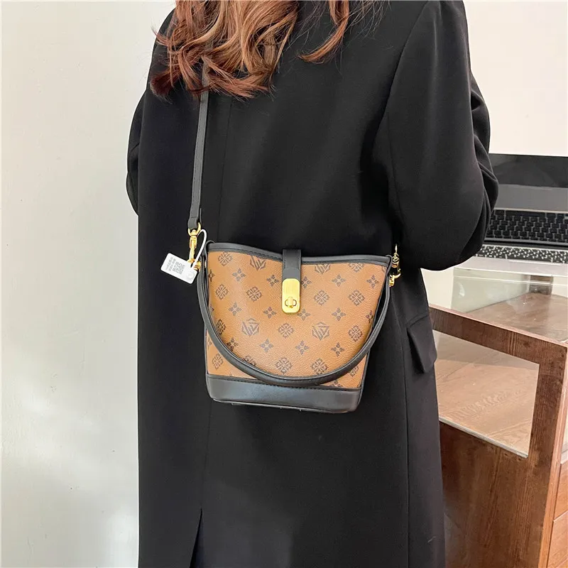 Miss Angel PU Crossbody Handbag Regular Women's Blue/Beige/Brown-15
