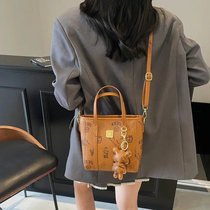 Miss Angel PU Crossbody One Shoulder Handbag Women's Multicolor-23