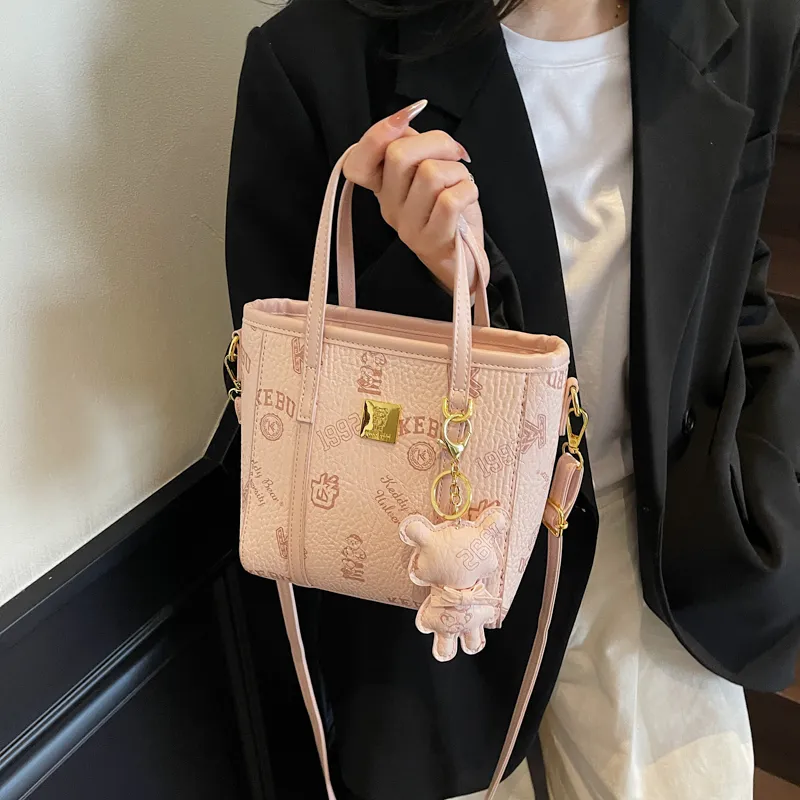 Miss Angel PU Crossbody One Shoulder Handbag Women's Multicolor-17