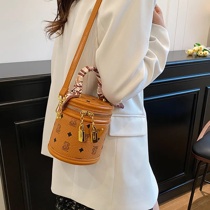 Miss Angel PU Crossbody Bag, Backpack Women's Black/Apricot/Pink/Brown-10