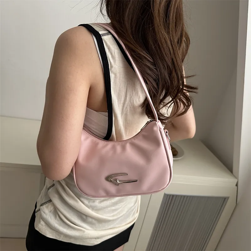 Miss Angel PU Handbag, Crossbody Bag, Shoulder Bag Women's White Silver Black Pink-17