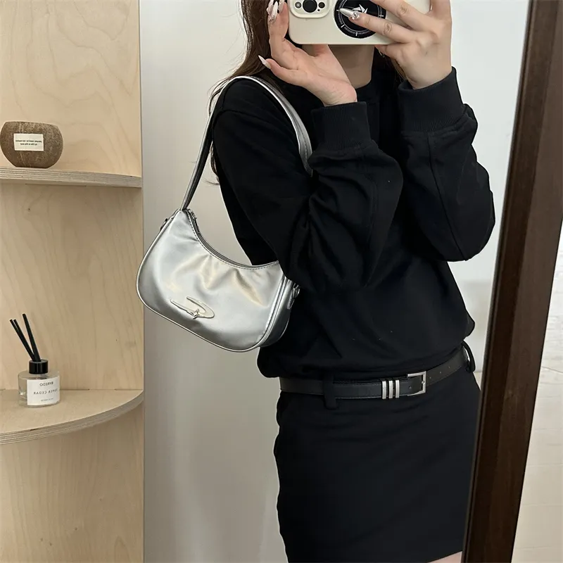 Miss Angel PU Handbag, Crossbody Bag, Shoulder Bag Women's White Silver Black Pink-25