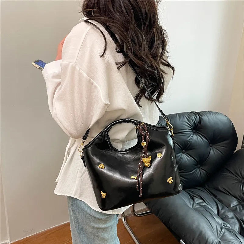Miss Angel PU One Shoulder Handbag Women's Multicolor-22