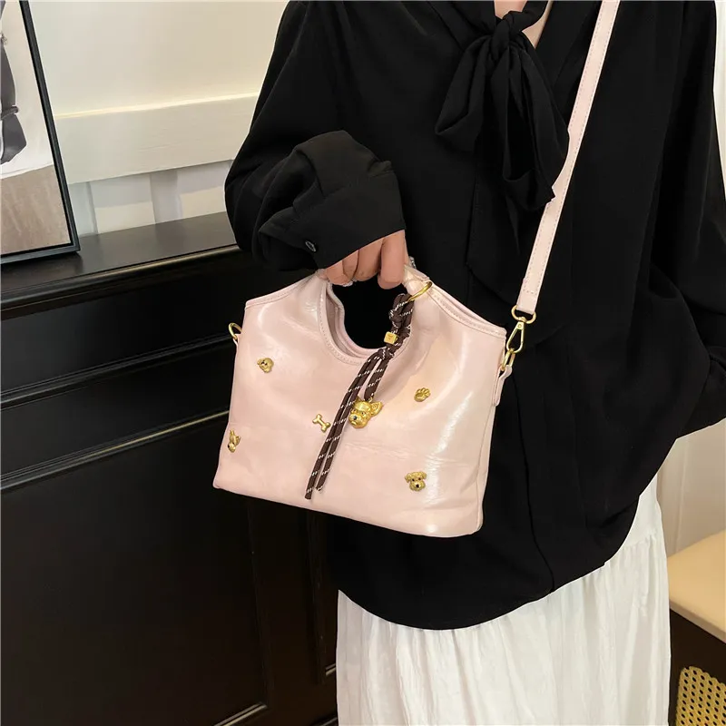 Miss Angel PU One Shoulder Handbag Women's Multicolor-2