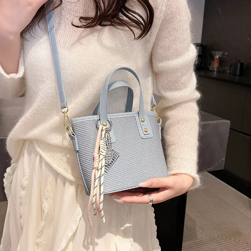 Miss Angel PU Crossbody One Shoulder Handbag Women's Black, Pink, Khaki, Blue, Brown-18