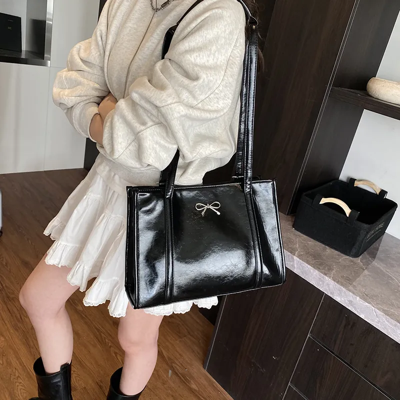 Miss Angel PU One Shoulder Tote Backpack Regular Women's White/Silver/Black-13
