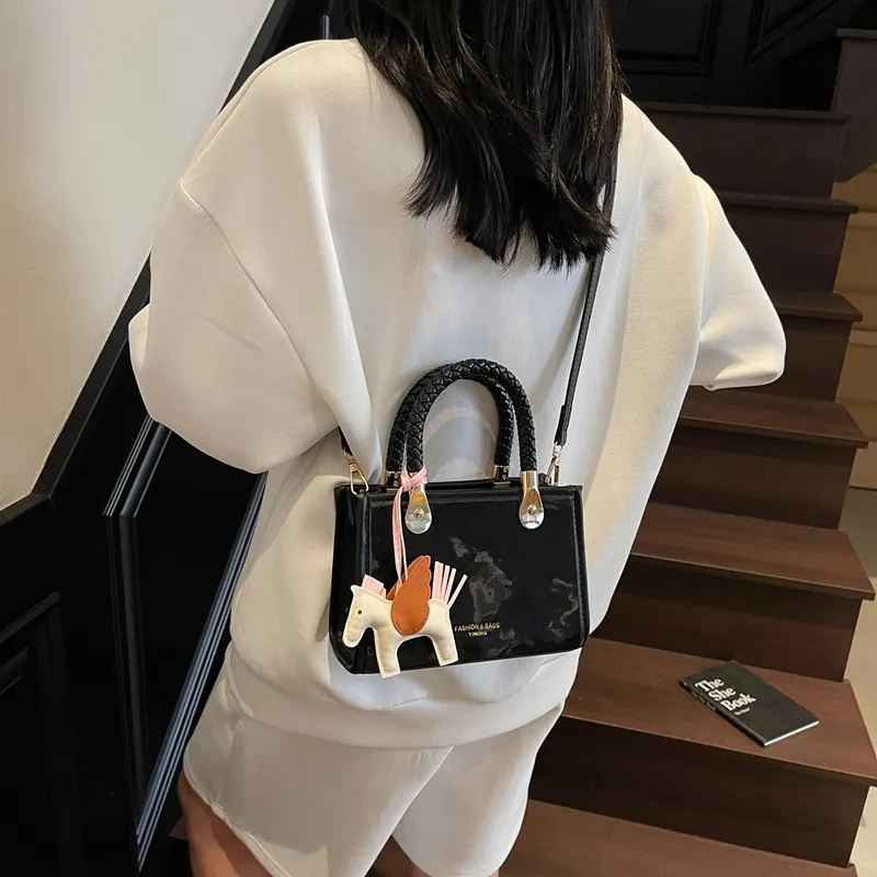 Miss Angel PU Small Square Bag, Crossbody, One Shoulder Handbag Women's Multicolor-11