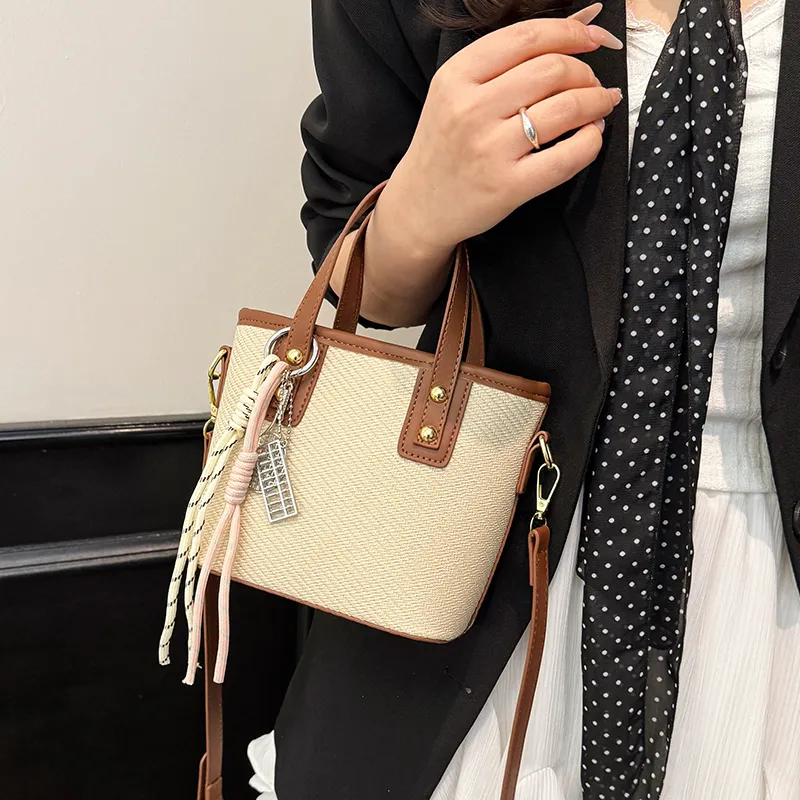 Miss Angel PU Crossbody One Shoulder Handbag Women's Black, Pink, Khaki, Blue, Brown-23