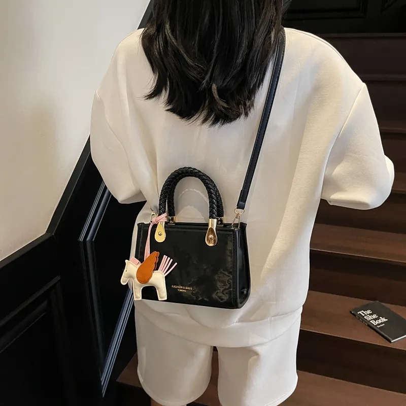Miss Angel PU Small Square Bag, Crossbody, One Shoulder Handbag Women's Multicolor-12