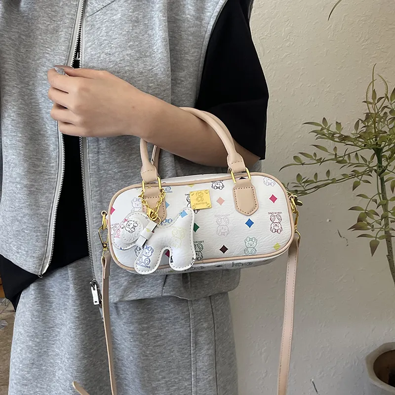 Miss Angel PU Shoulder Bag, Crossbody Bag, Handbag Women's Multicolor-1