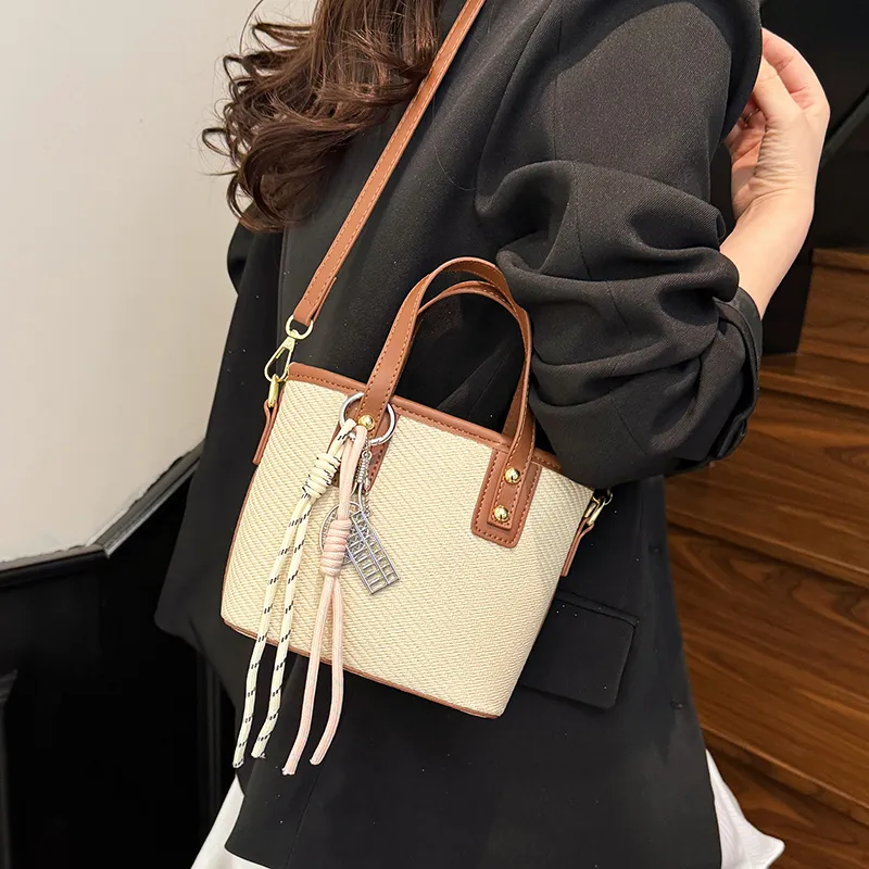 Miss Angel PU Crossbody One Shoulder Handbag Women's Black, Pink, Khaki, Blue, Brown-22