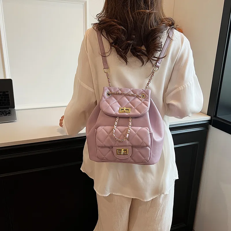 Miss Angel PU Backpack Women's Multicolor-14