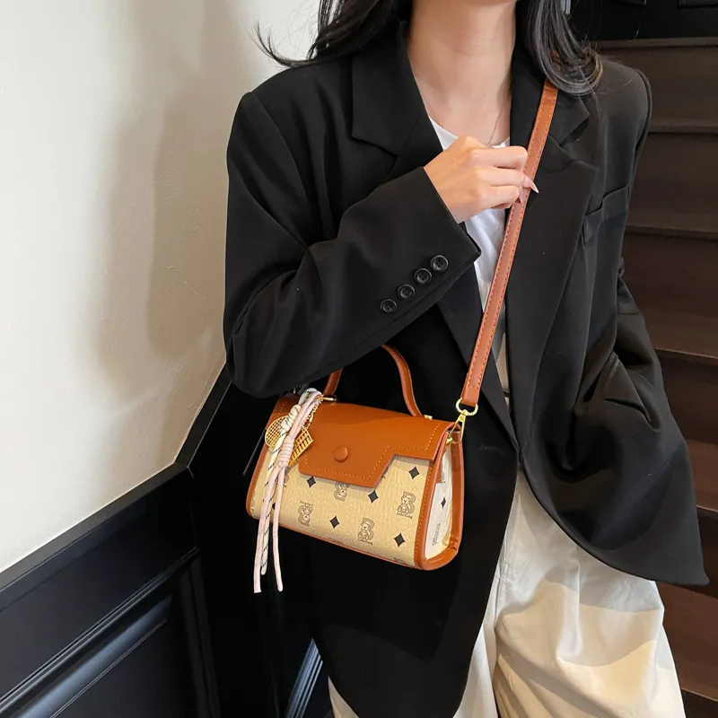 Miss Angel PU Crossbody Handbag Women's Multicolor-7