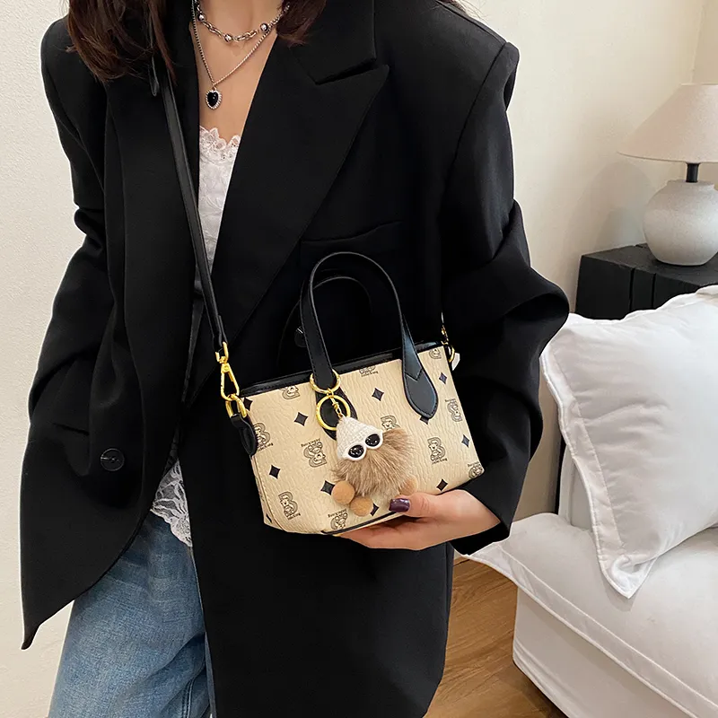 Miss Angel PU Crossbody One Shoulder Handbag Women's Multicolor-13