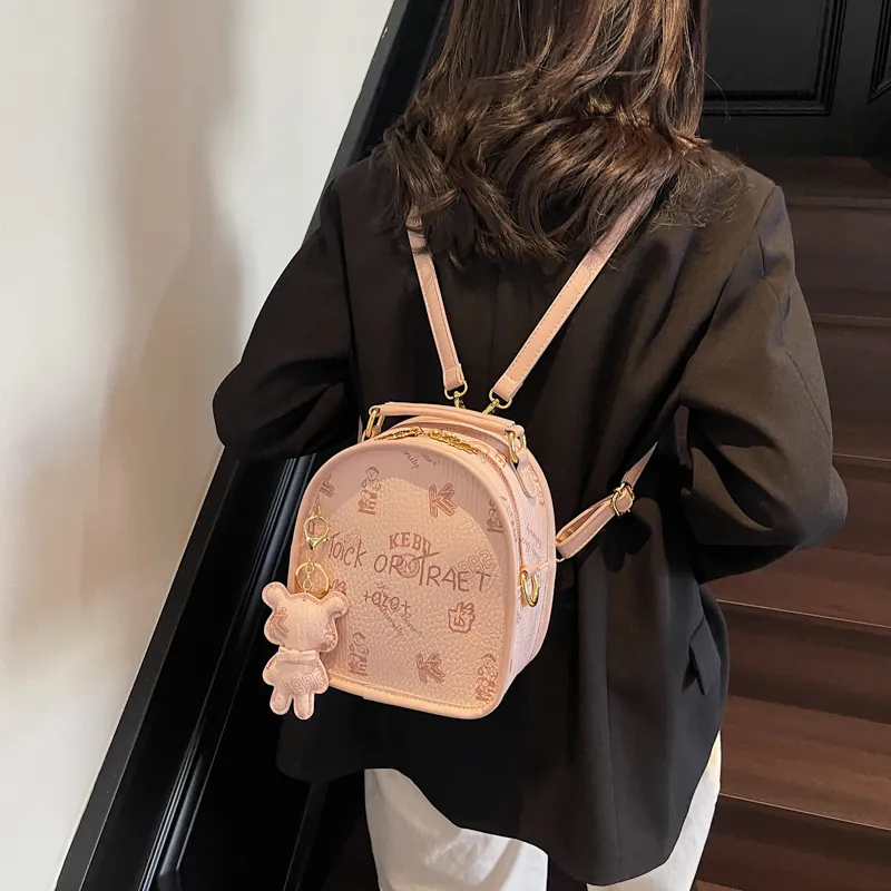 Miss Angel PU Crossbody Bag Backpack Regular Women's Multicolor-5