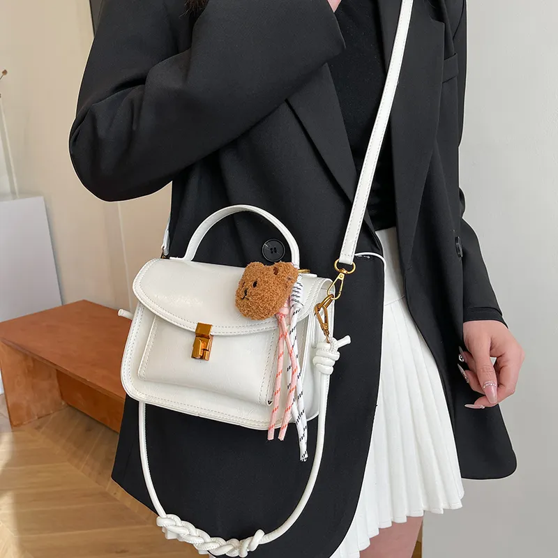 Miss Angel PU Crossbody Bag, Shoulder Bag, Handbag Women's Multicolor-2