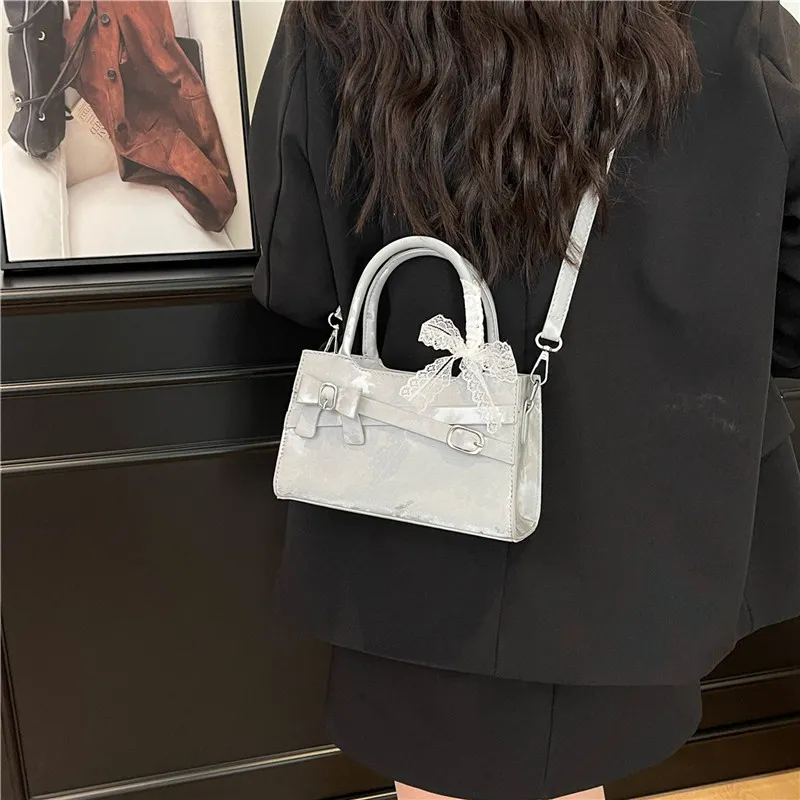 Miss Angel PU Handbag Women's White/Pink-3