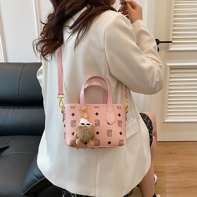 Miss Angel PU Crossbody One Shoulder Handbag Women's Multicolor-4
