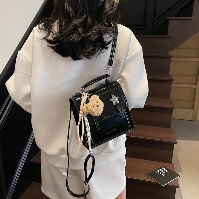Miss Angel PU Backpack Women's White/Khaki/Yellow/Ecru/Silver-15