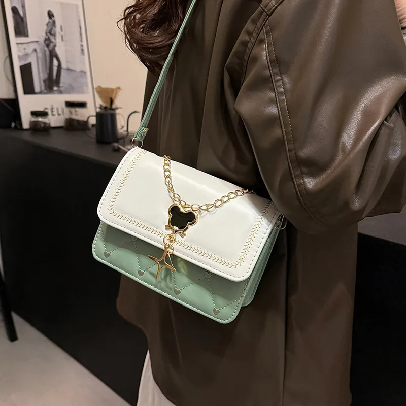 Miss Angel PU Crossbody Bag Travel Bag Regular Women's White/Black/Green/Blue-15