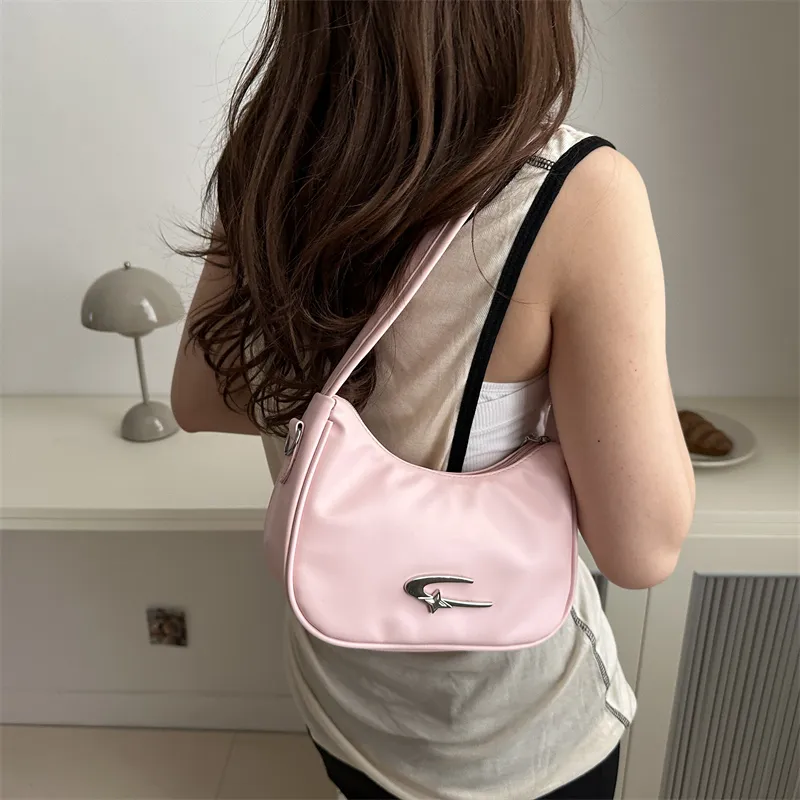 Miss Angel PU Handbag, Crossbody Bag, Shoulder Bag Women's White Silver Black Pink-15