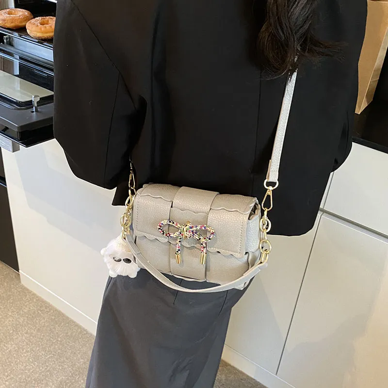 Miss Angel PU Handbag, Crossbody Bag, Shoulder Bag Women's Black Pink White Silver-1