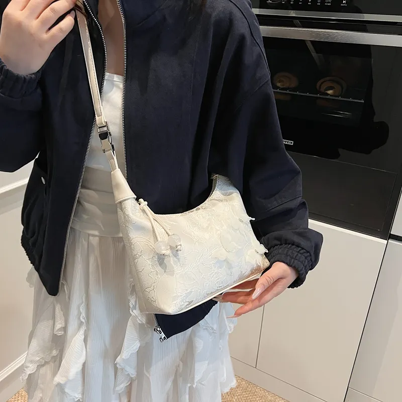 Miss Angel Fabric Handbag Regular Women's Blue/White/Pink-10