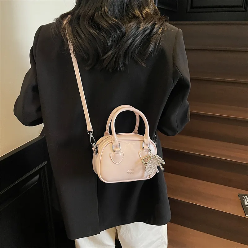 Miss Angel PU Handbag Women's White/Pink/Black-4