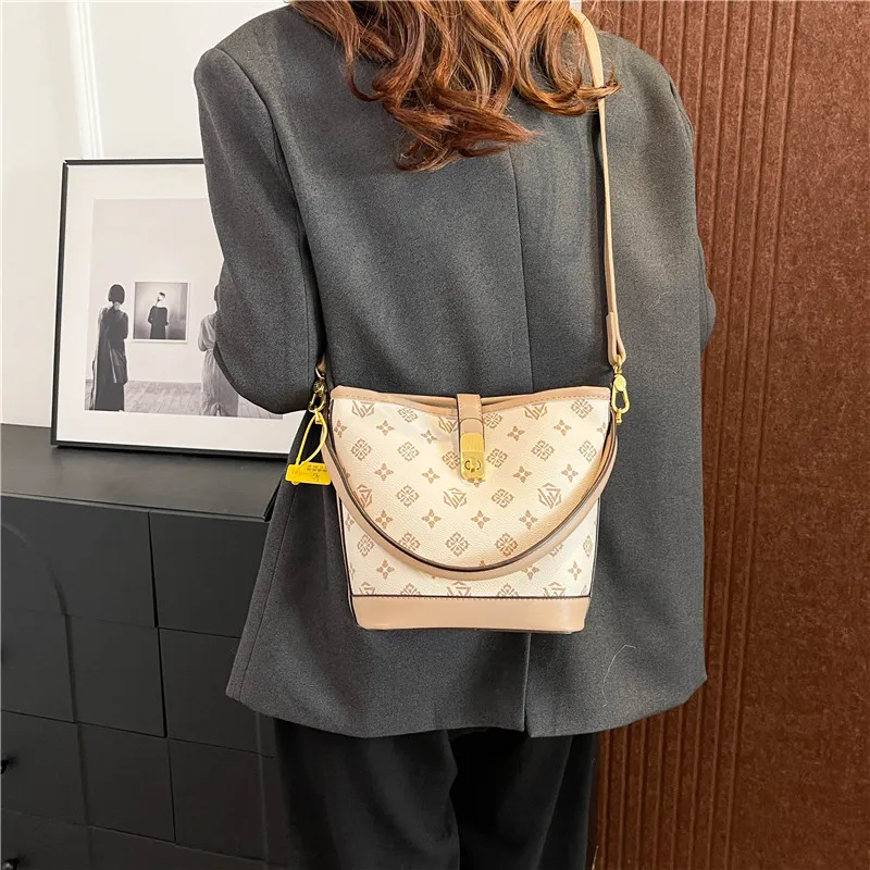 Miss Angel PU Crossbody Handbag Regular Women's Blue/Beige/Brown-8