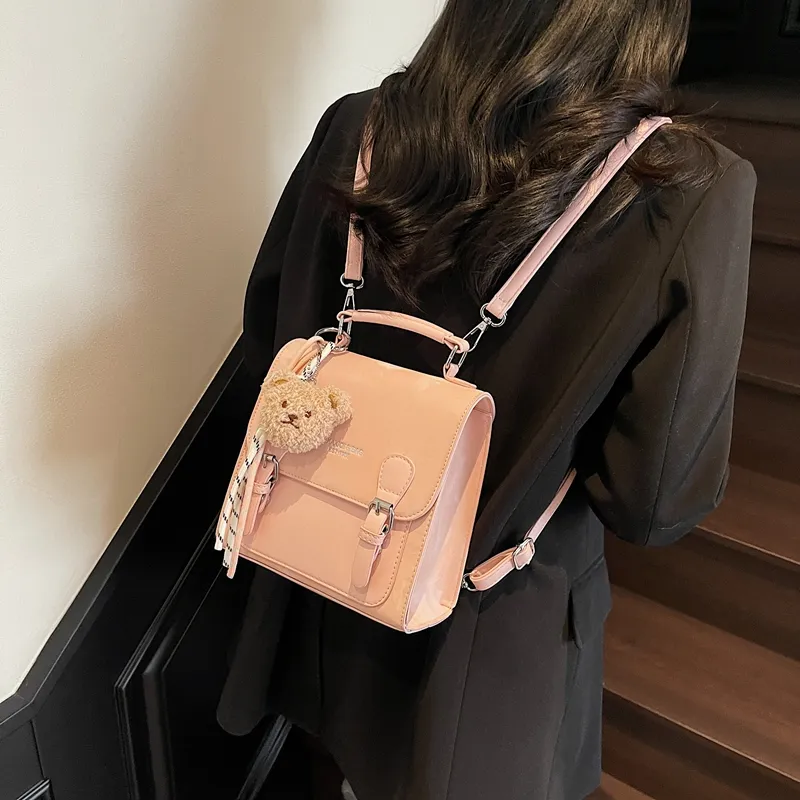 Miss Angel PU Backpack Regular Women's Multicolor-23
