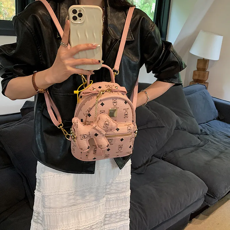 Miss Angel PU Backpack Women's Multicolor-8
