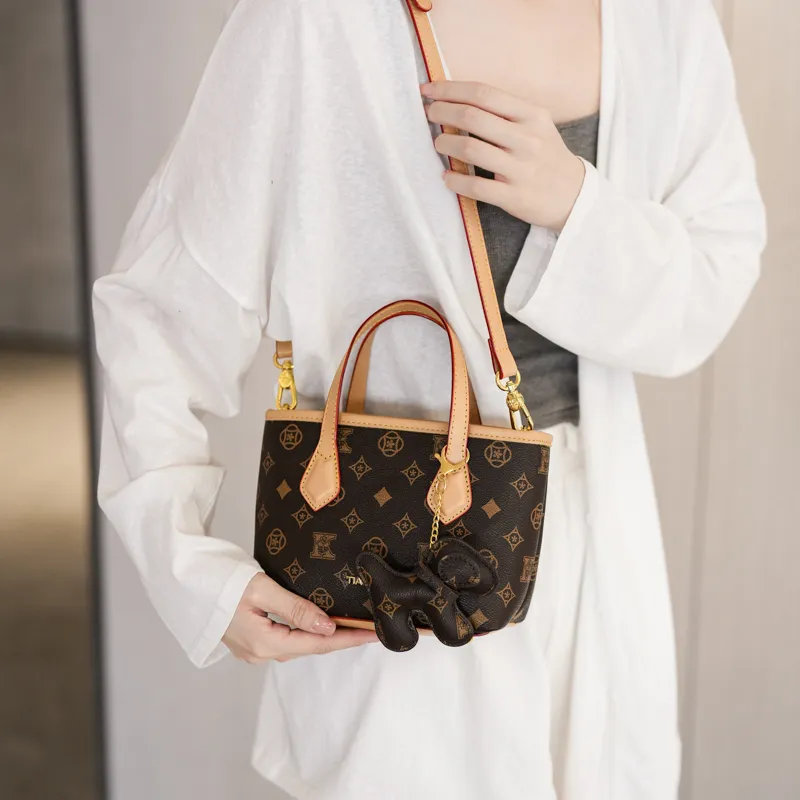 Miss Angel PU Shoulder Bag, Crossbody Bag, Handbag Regular Women's Brown/Apricot-9