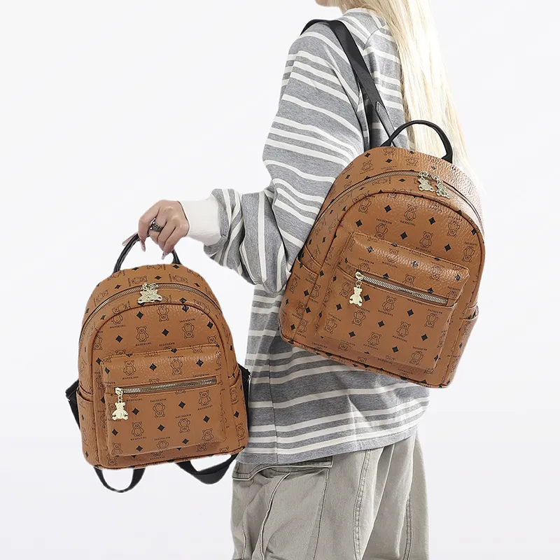 Miss Angel PU Backpack Women's Multicolor-2