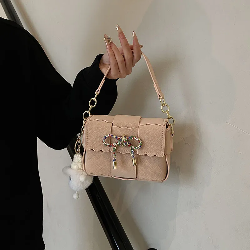 Miss Angel PU Handbag, Crossbody Bag, Shoulder Bag Women's Black Pink White Silver-12