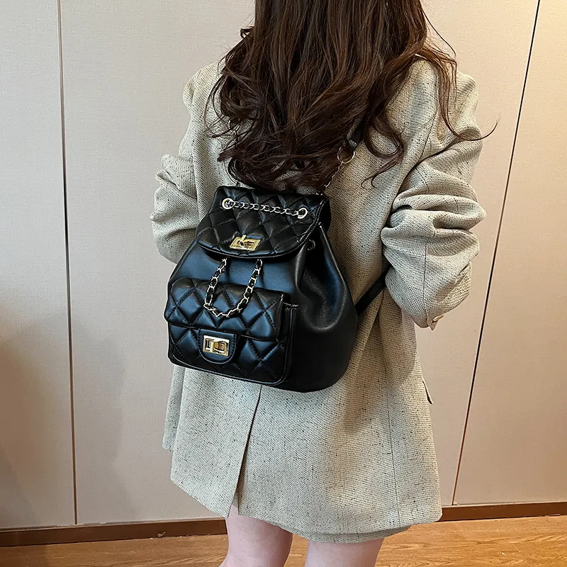 Miss Angel PU Backpack Women's Multicolor-5