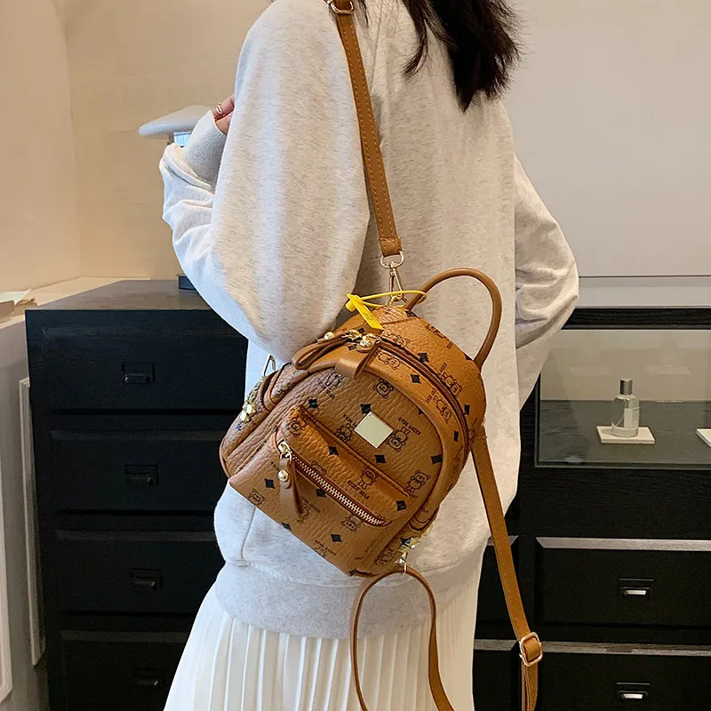 Miss Angel PU Backpack Women's Multicolor-18